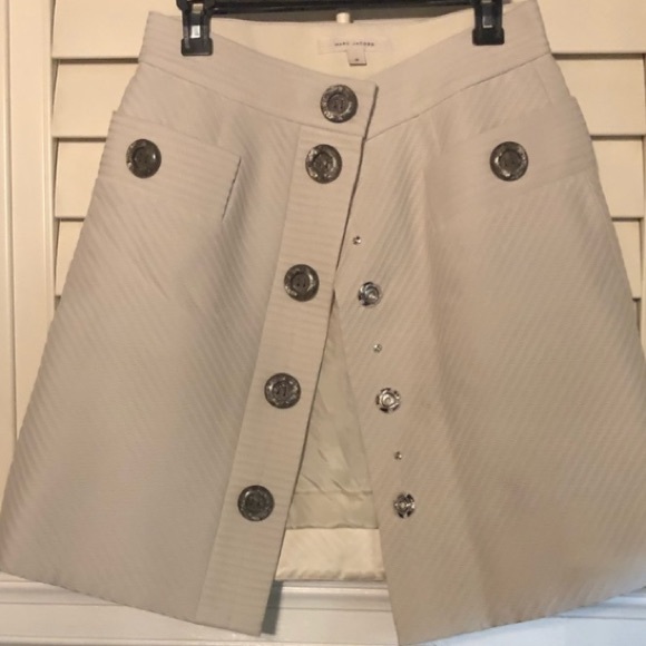 MARC JACOBS wrap button down front
 80 nylon 20 silk skirt. Size 12 - Picture 1 of 5